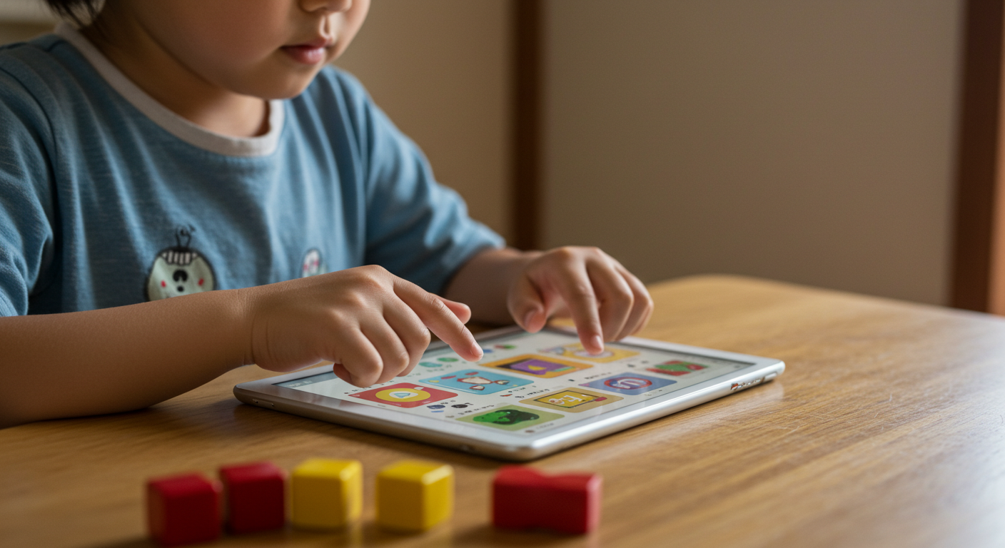 Digitization of learning materials on tablet